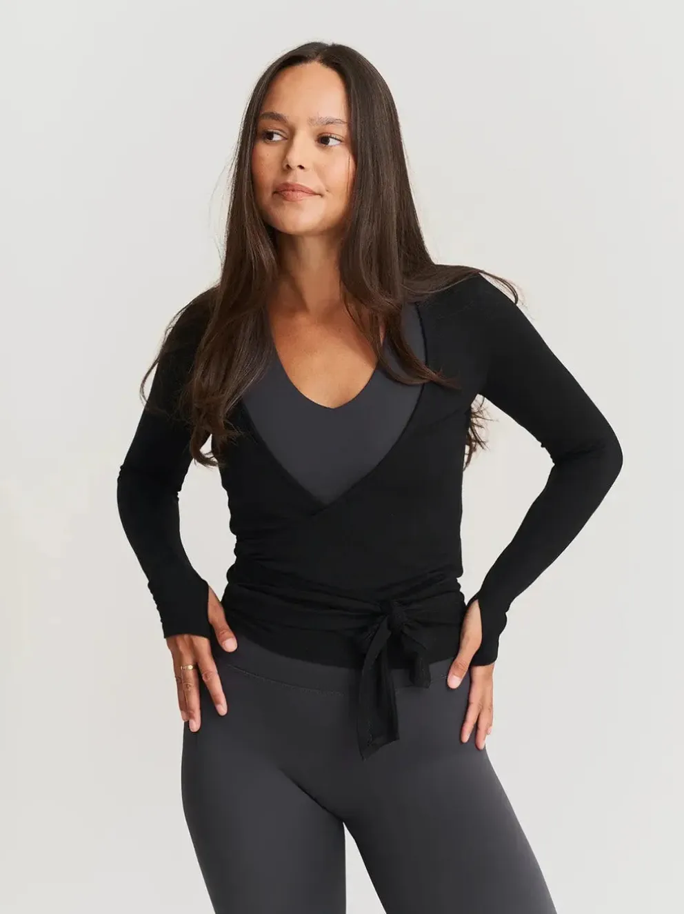 Soft Ballet Wrap Top
