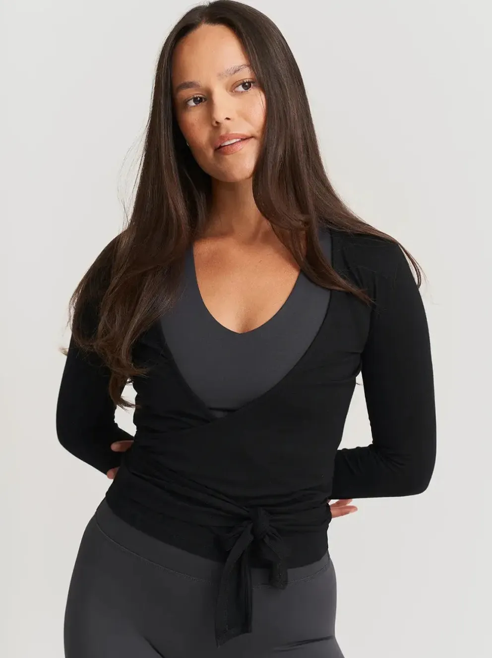Soft Ballet Wrap Top
