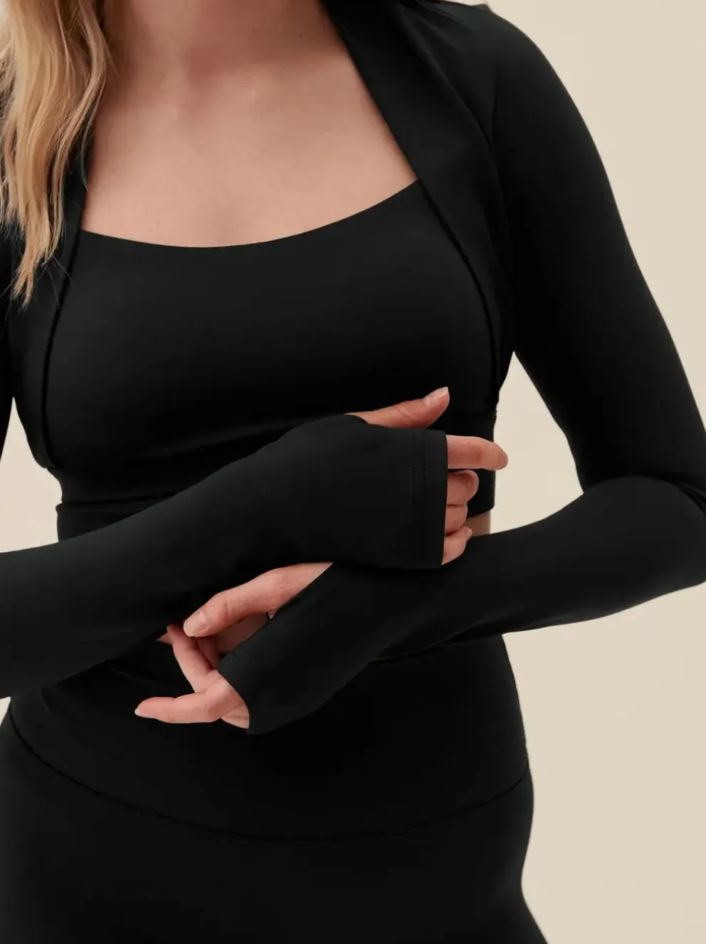 Softsculpt Bolero Long Sleeve Top