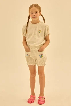 Spodenki Flower Knit Shorts