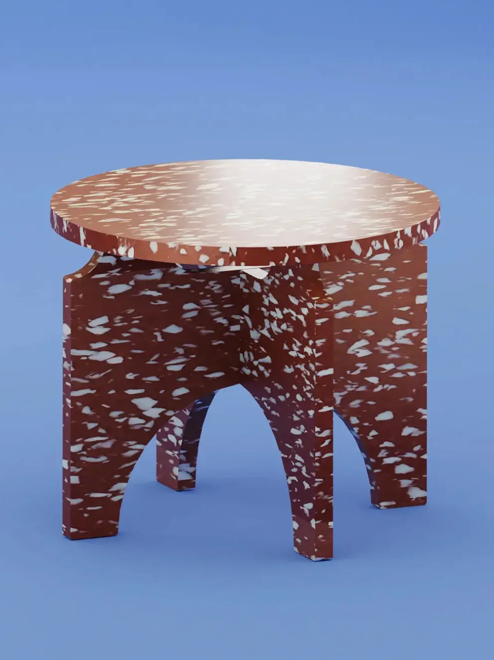 Stołek z eko tworzywa Round Stool Tiny M1N1