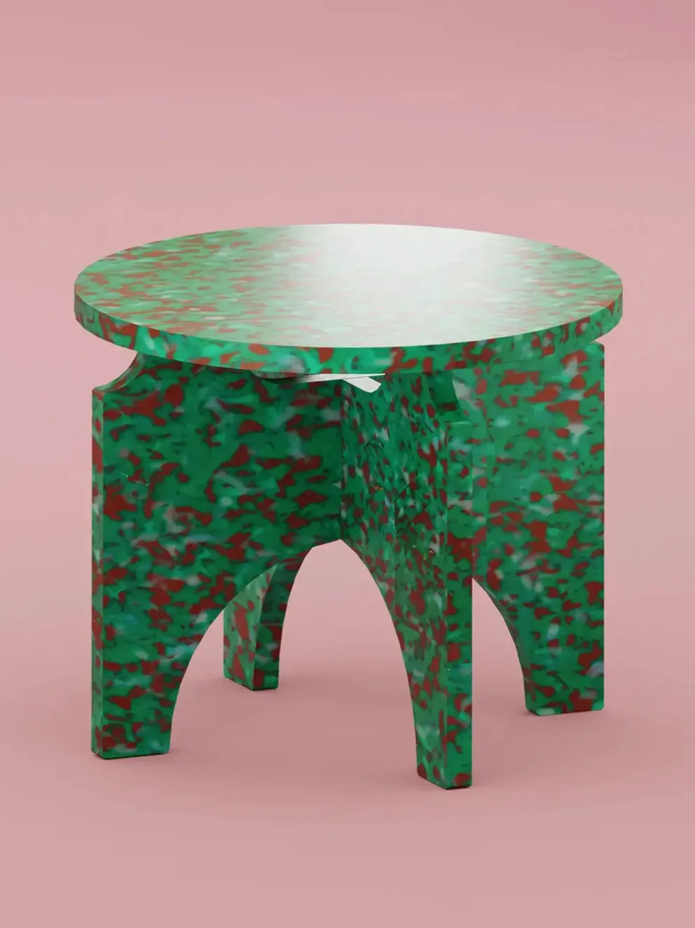 Stołek z eko tworzywa Round Stool Tiny M1N1