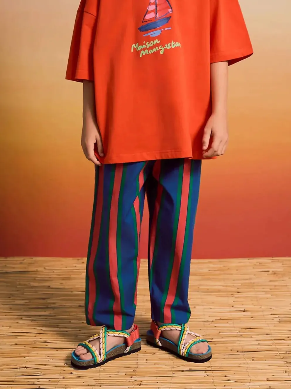 Striped Pants Navy
