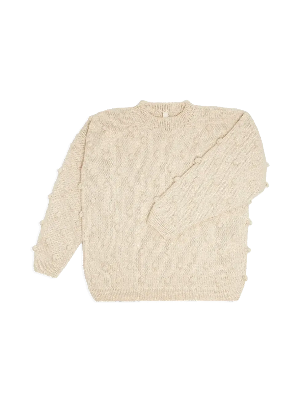 Sweter damski z wełną merino Popcorn