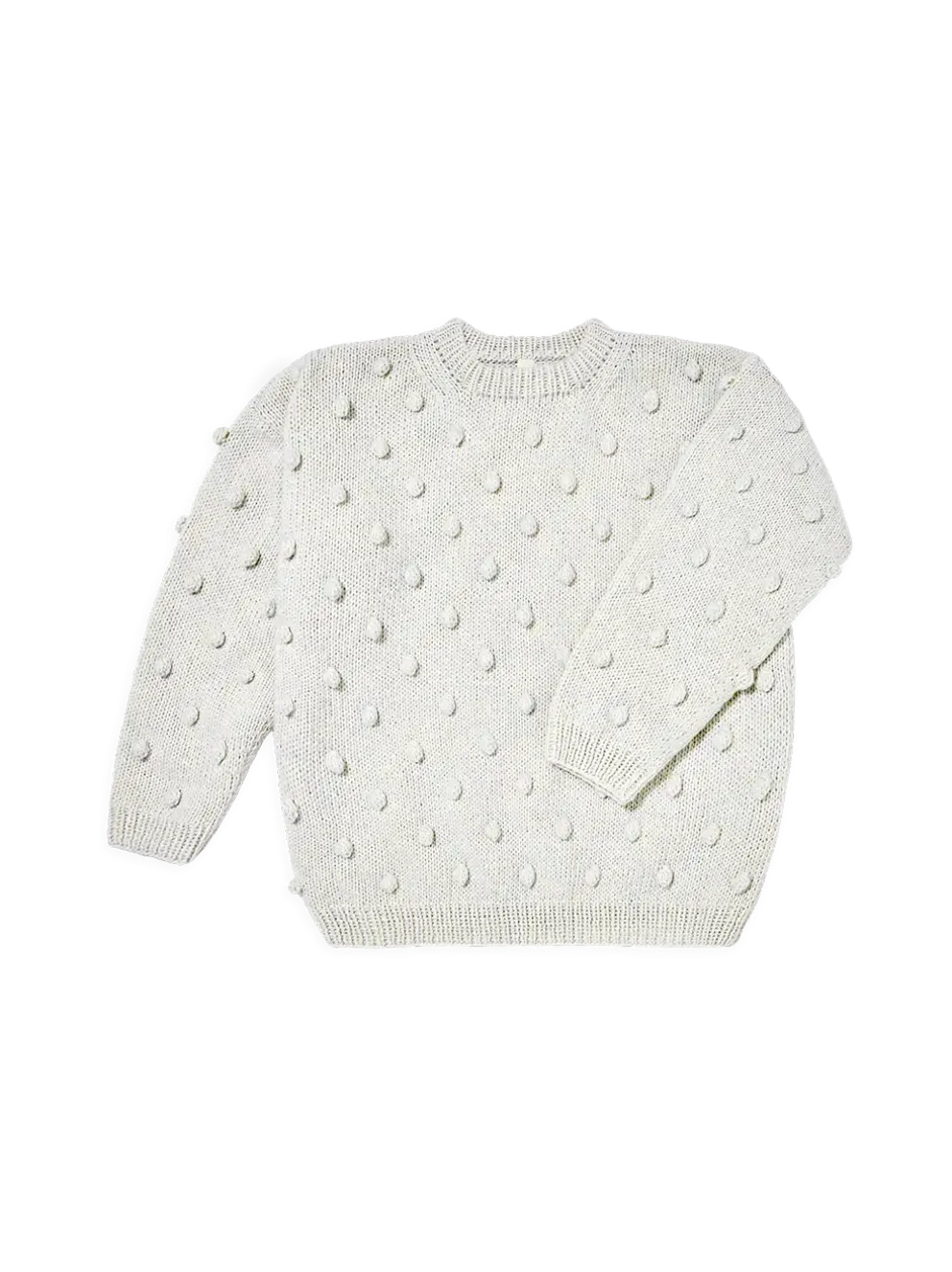 Sweter damski z wełny merino Popcorn