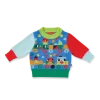 Sweter z kolorowym wzorem