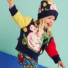 Sweter z kolorowym wzorem