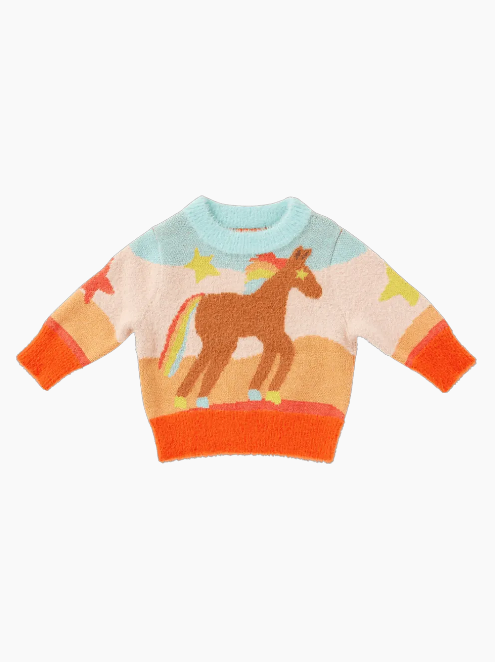 Sweter z kolorowym wzorem Giddy up