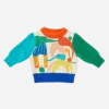 Sweter z kolorowym wzorem Happy Herd