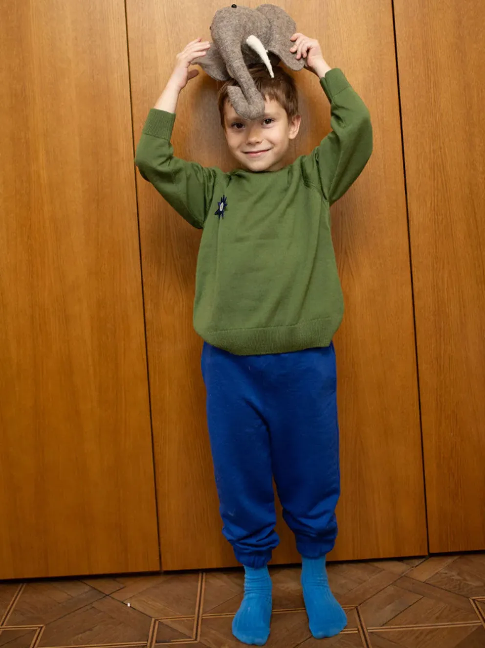 Sweter z wełny merino Hug Hunter