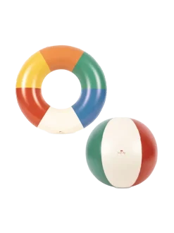 Swim Ring And Beach Ball Set