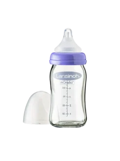 szklana butelka mOmma ze smoczkiem Natural Wave®