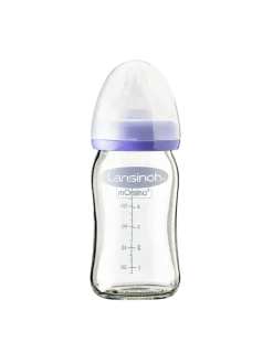 szklana butelka mOmma ze smoczkiem Natural Wave®