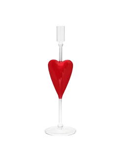Szklany świecznik Poetic Love