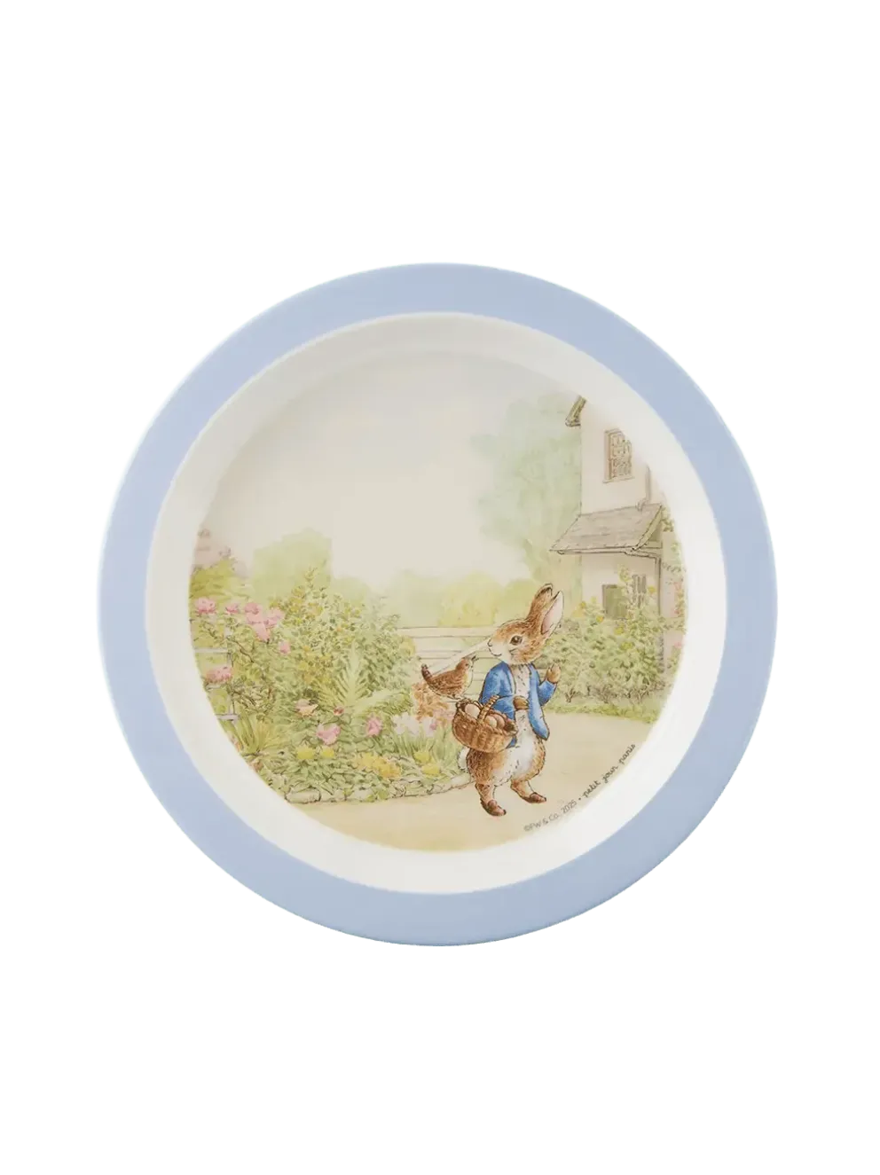 Talerz dziecięcy z melaminy Peter Rabbit
