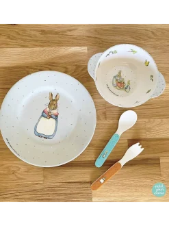 Talerz dziecięcy z melaminy Peter Rabbit