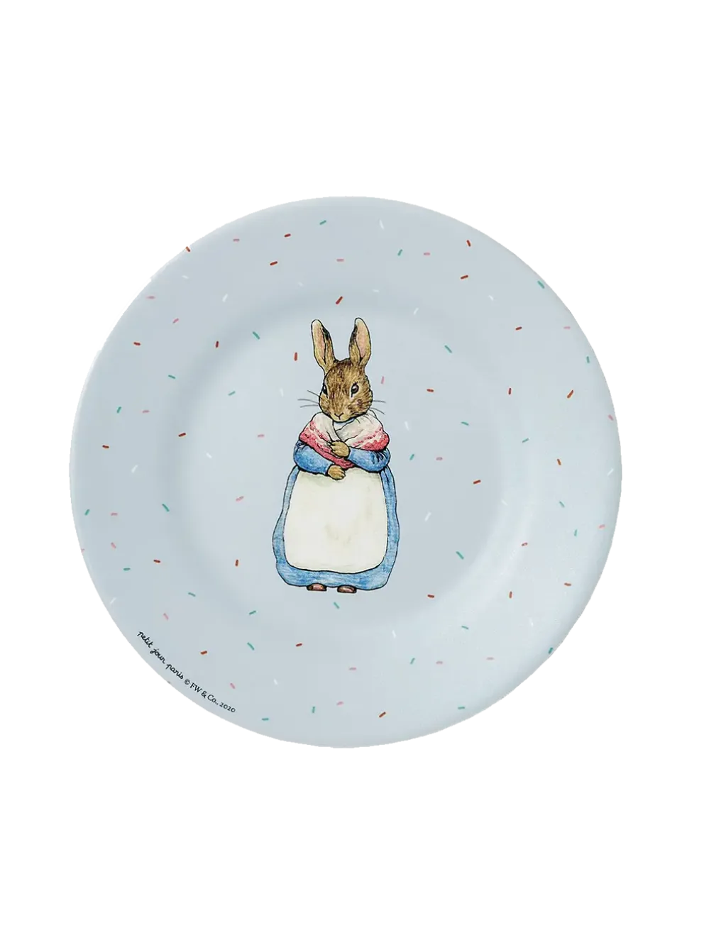 Talerz dziecięcy z melaminy Peter Rabbit