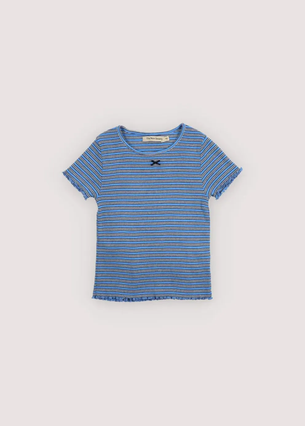 TNS Rib Tee Summer Midnight Mini Stripes
