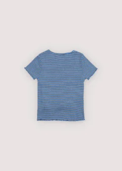 TNS Rib Tee Summer Midnight Mini Stripes