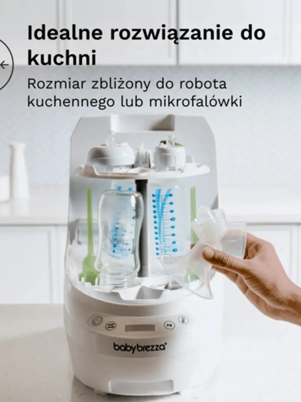 Urządzenie do mycia i sterylizacji Baby Brezza Bottle Washer Pro