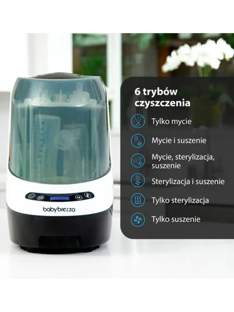 Urządzenie do mycia i sterylizacji Baby Brezza Bottle Washer Pro