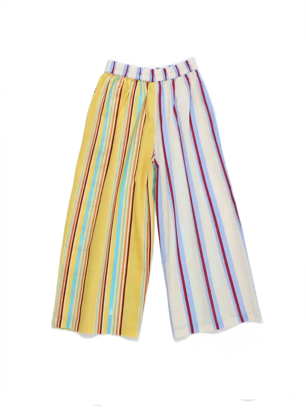 Vintage Flowers Patchwork Pants Mint