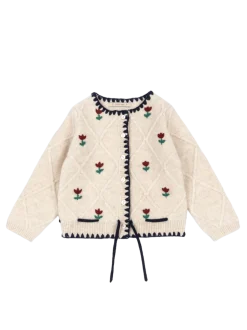 Wełniany Sweter Iska Cardigan