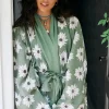 White Lotus Dreams Kimono