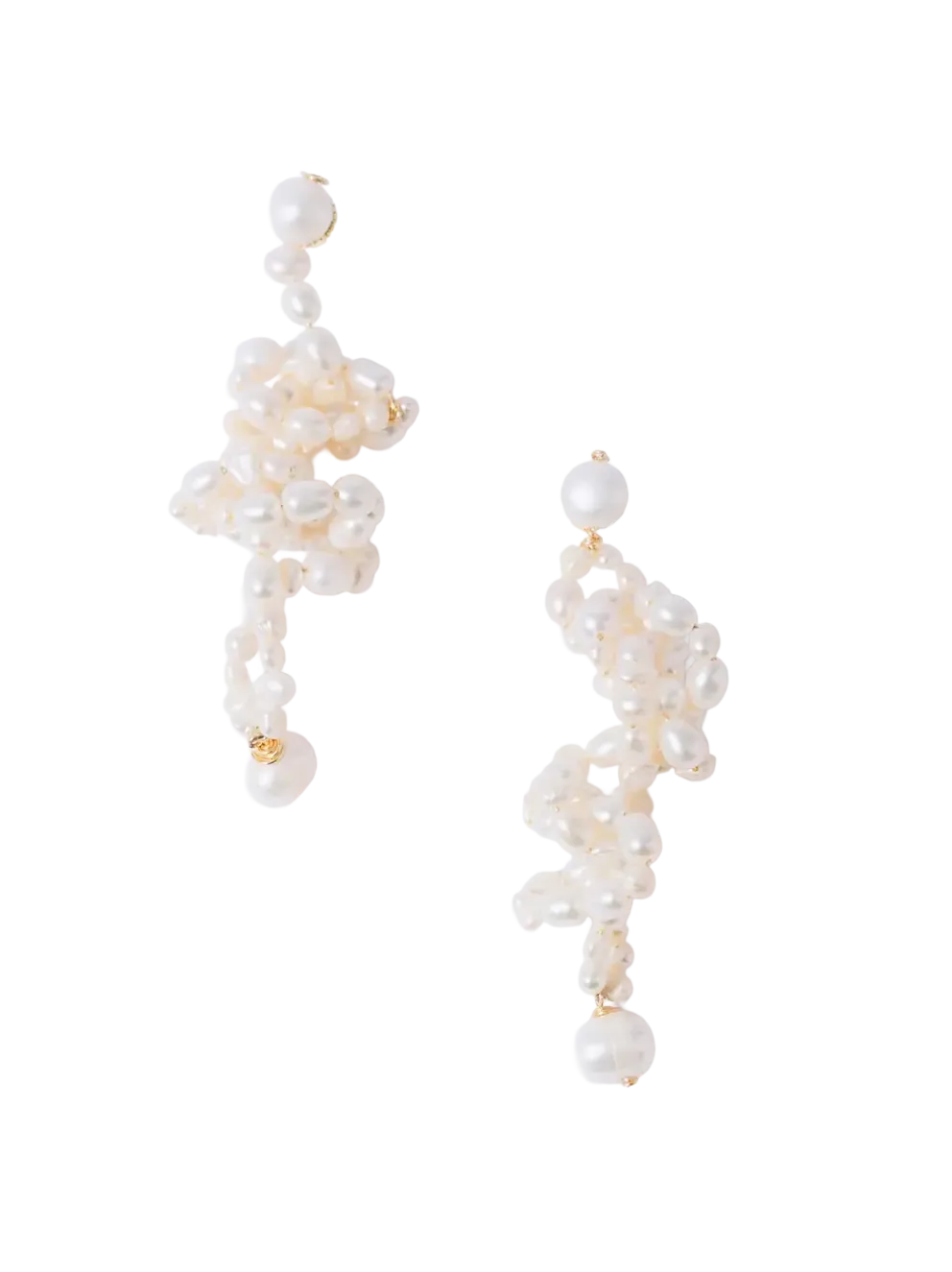 White Lotus Earrings