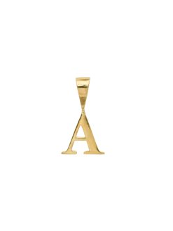 Zawieszka Initial Necklace Charm 14K Gold