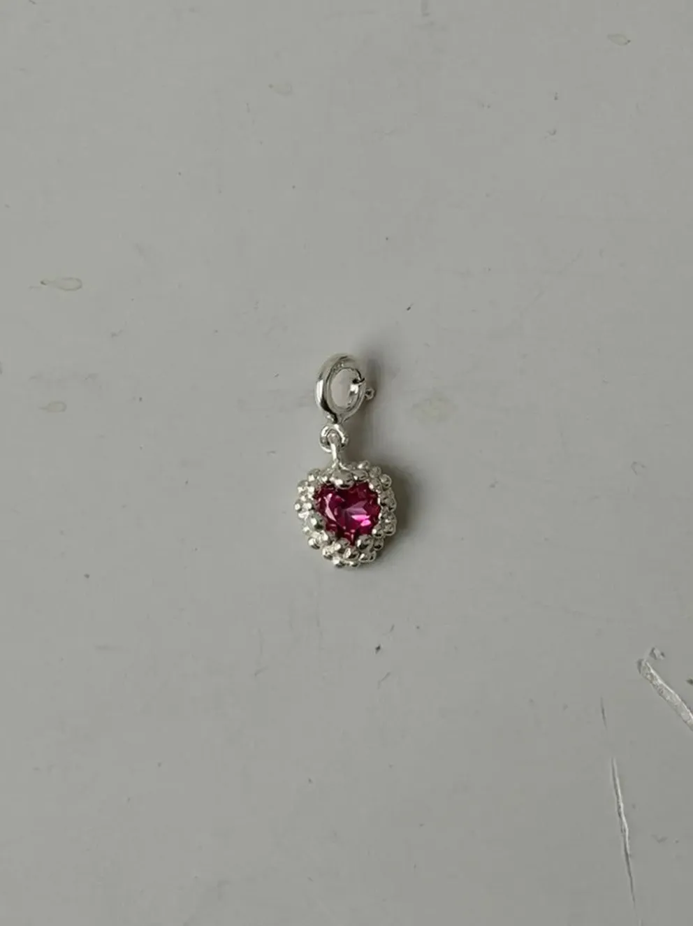 Zawieszka Pink Heart Charm