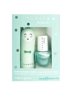 Zestaw dla dzieci Duo balsam do ust + lakier