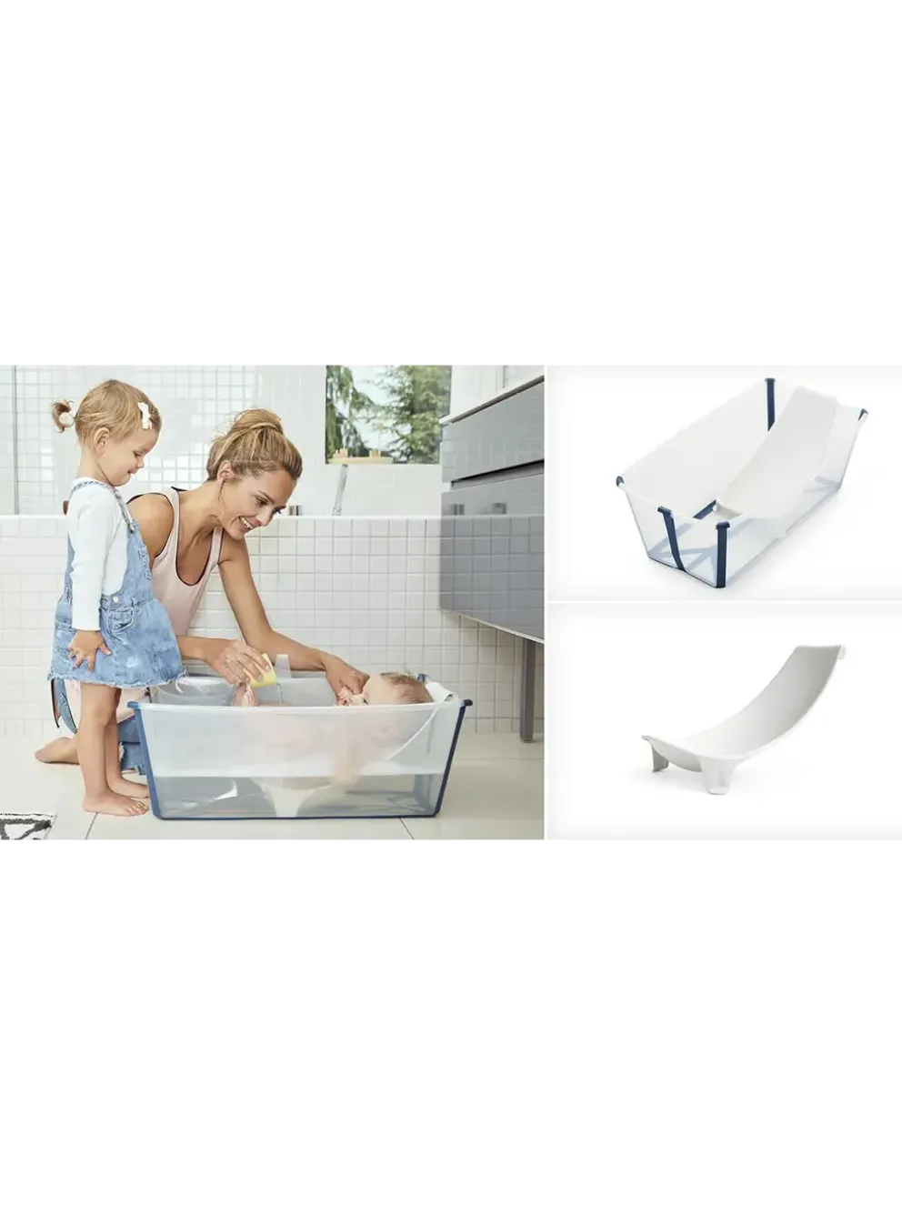 Zestaw Flexi Bath Bundle składana wanienka + wkładka
