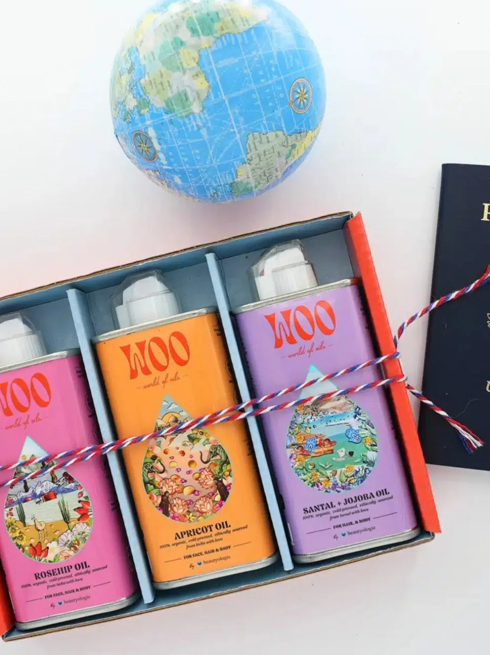 Zestaw Glow To Go Organic Oil Set