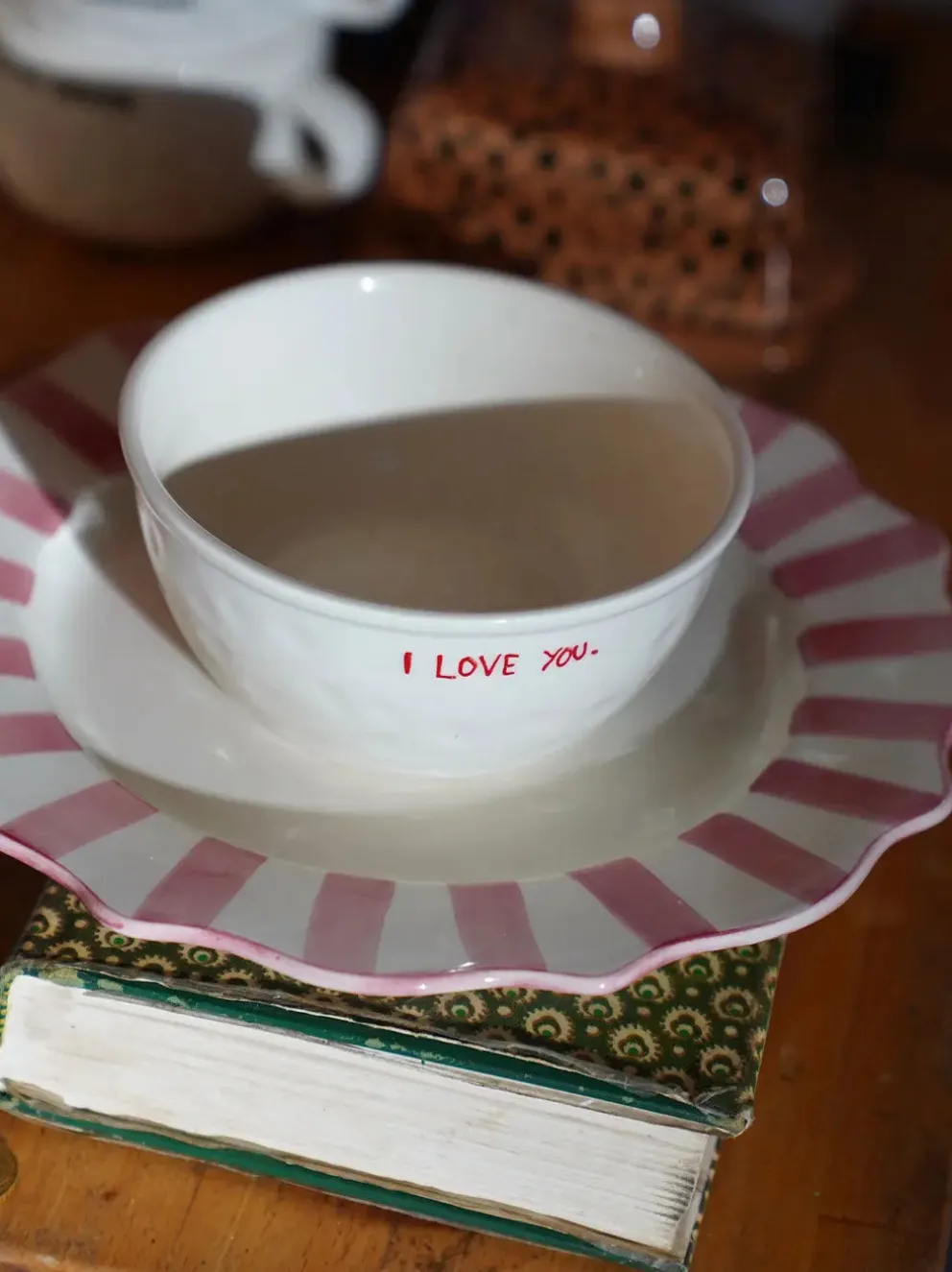 Zestaw naczyń I Love You Breakfast Set