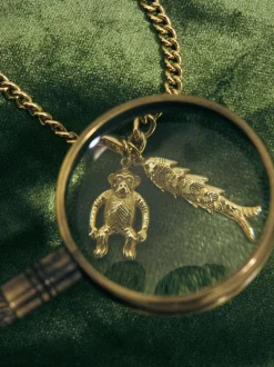 Złota zawieszka Fins of Fortune Charm