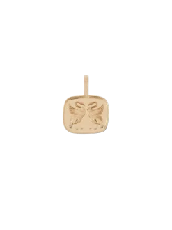 Złota zawieszka Lovebirds Necklace Charm